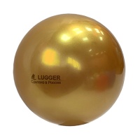 Мяч для художественной гимнастики однотонный, d=15 см (золотой)