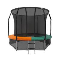 Батут с защитной сеткой Eclipse Space Twin Green/Orange 12FT
