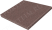 Резиновая плитка 500x500x40 мм, коричневая